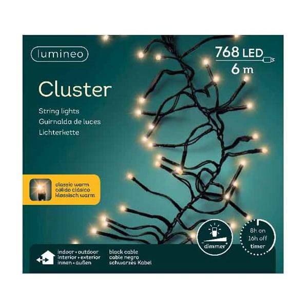 Verpackung unserer Cluster Lights Lichterkette.