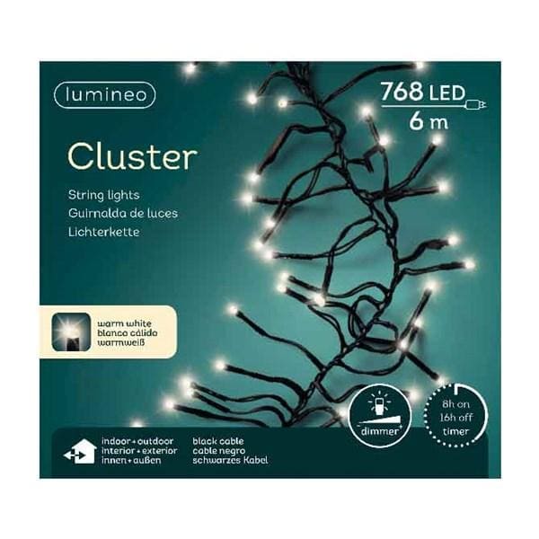 Die Verpackung der Cluster Lights Lichterkette.