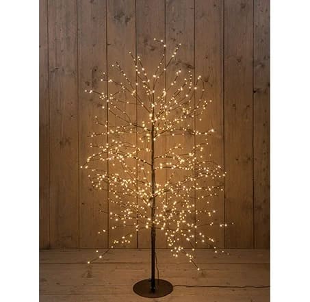 Mega toller Lichterbaum mit sagenhaften 1000 LED Lichtern, und einer Größe von 1,5m. Ein Dekowunder!