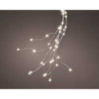 Lichterbündel mit 640 Lichtern in warm weiß mit 1,9m