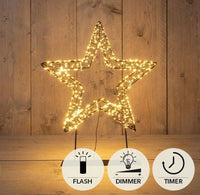 Stern mit 800 Lichtern auf Fuß