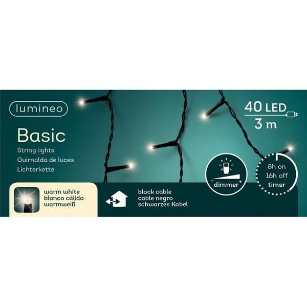 LED Lichterkette 40tlg, Timer, 9.35 CHF