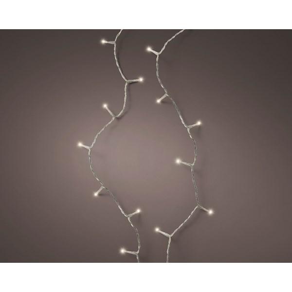 Lichterkette 120 LED transparentes Kabel