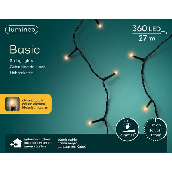 Verpackung der Basic Lichterkette 360 LED