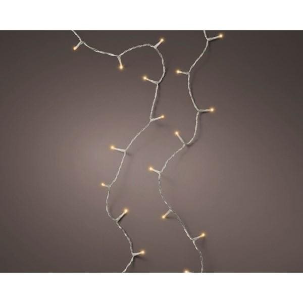 Lichterkette 80 LED transparentes Kabel