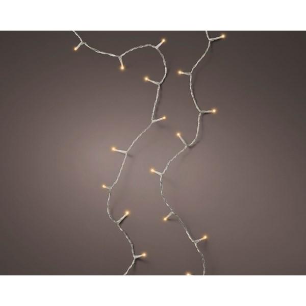 Lichterkette 180 LED transparentes Kabel