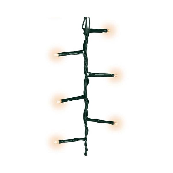 Unsere hübsche Compact Lights harmoniert dank ihres schönen dunkelgrünen Kabels sehr gut mit ihrem Weihnachtsbaum!